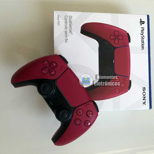 Controle-Pro-Player-PS5-PlayStation-5-Competitivo-Cosmic-Red